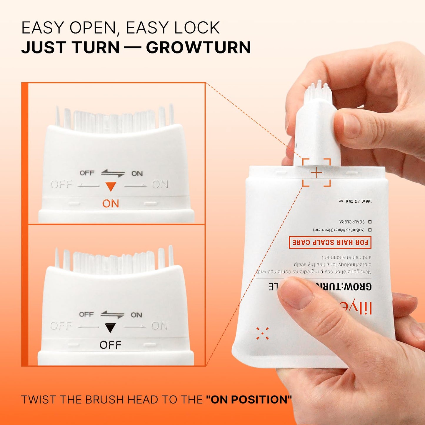 Lilyeve Grow Turn Exosome Brush Ampoule